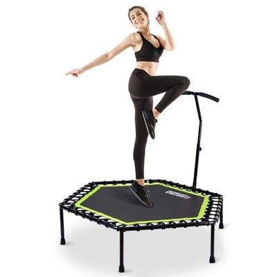 ONETWOFIT 42''/45'' Rebounder Trampoline for Adults, Silent Mini Trampoline Ind...