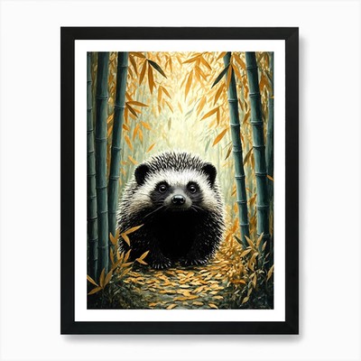 Hedgehog 1 Art Print Framed Wall Art Poster Canvas Print Picture