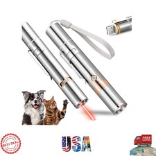 Interactive Cat Toy Pointer - USB Rechargeable 2 Pack for Dogs