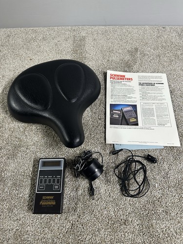 Schwinn bike seat & heart rate monitor PulseMeter Model SPM 250 Tested Working