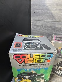 Vintage Coleco Vision Gaming Console Donkey Kong W Expansion Modules 1&2 In Boxs
