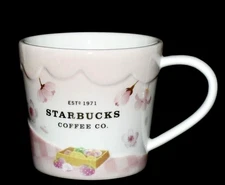 HTF Starbucks 2020 Sakura * Cherry Blossoms * Fruit Box * Kitten Relief Mug