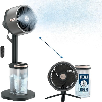 #ad Shark FlexBreeze Pro Mist Fan — Indoor amp; Outdoor Integrated Misting Pedestal t $164.99