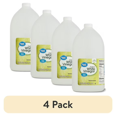 #ad 4 pack Great Value Distilled White Vinegar 128 fl oz $19.95