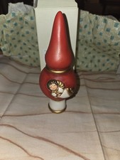 Thun Puntale Albero Natale Angelo Con Stella Rosso Con Scatola Fuori Produzione