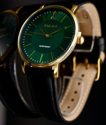 Edle Omax Herren Armband Uhr Herrenuhr Flaches Design SLIM IP Veredelt Slim NEU