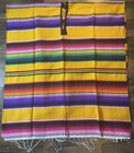 Mexican Serape Colorful Poncho For In The Mountains, Concerts, And All Seasons — photo 7