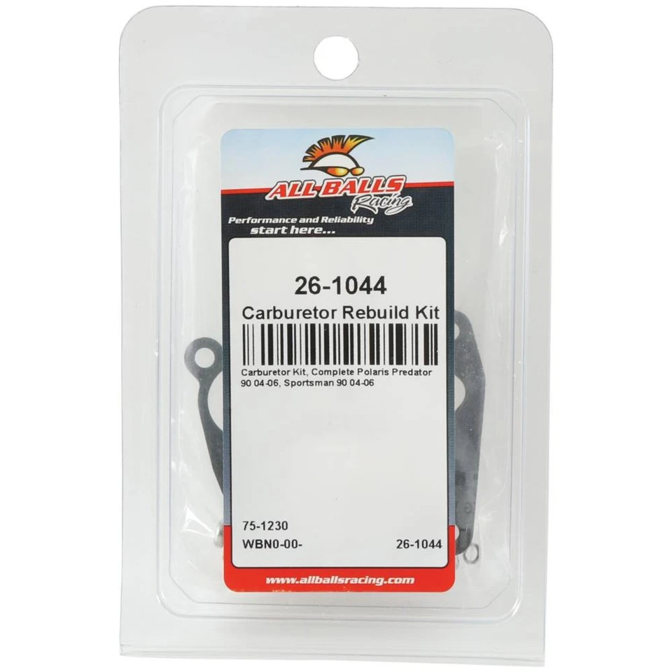 All Balls Carburetor Rebuild Kit 26-1044 For Polaris Predator 90 04 05 06 Foto 4 de 4