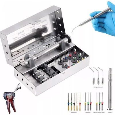 Dental Broken File Extractor Endodontic File Endo Root Canal Removal System Kit
