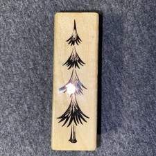 Tall Tree Wood Mounted Rubber Stamp