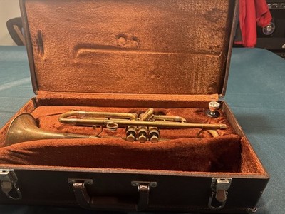 Vintage Olds Ambassador Trumpet Fullerton CA Original Case Bach 7C Project