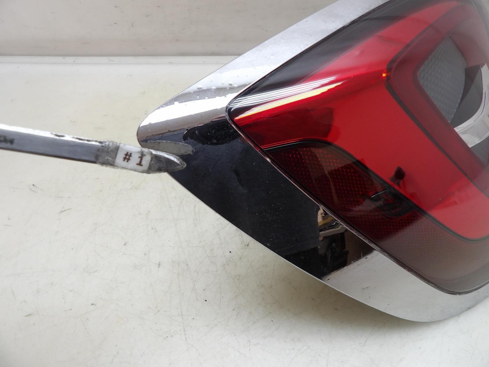 ROLLS ROYCE GHOST LEFT TAIL LIGHT CHROME BUBBLES OEM 2021 2022 2023