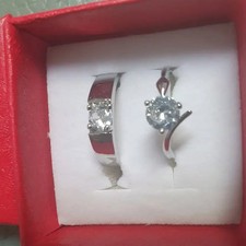 Couple Ring Set with Cubic Zirconia