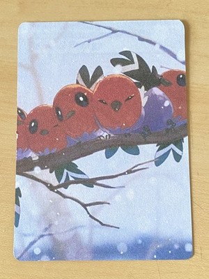 Japanese ART STYLE Fletchling Fan Full Art Pokemon Custom Card/perfect bookmark 