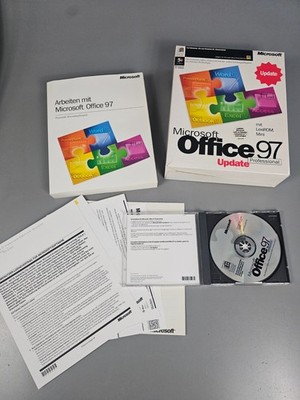 Microsoft Office 97 Professional - Deutsch CD mit Handbuch komplett