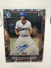 2026 Bowman Chrome Seong-Jun Kim 1st Bowman Auto /5 Sunflower Seed Refractor
