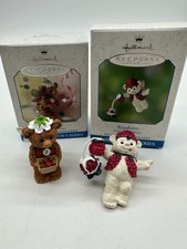 Hallmark Keepsake Ornaments  1998 1999 Strawberry & Raspberry Fairy Berry Bears
