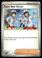 Team Star Grunt 195/198 Uncommon Scarlet & Violet Pokemon Near Mint
