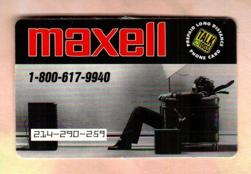 BOTTOM LINE TELECOMMUNICATIONS Maxell ( 1994 ) Phone Card ( EXPIRED )