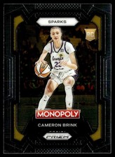 2024-25 Panini Prizm Monopoly WNBA Cameron Brink Rookie Los Angeles Sparks #39