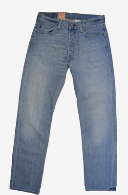NEU Herren LEVIS 501 JEANS Größe W32 L36 Gerades Bein 32 36 Vintage 00501-0863 Verblassen