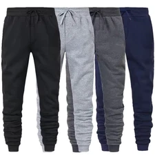 Men’s Casual Sports Pants Gym Jogger Sweatpants Running Workout Long Trousers