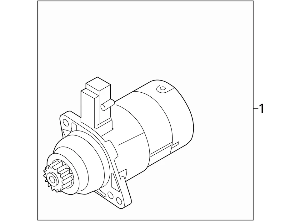 Motor de arranque compatível com 15-16 GOLF 6840873 - Imagem 4 de 4