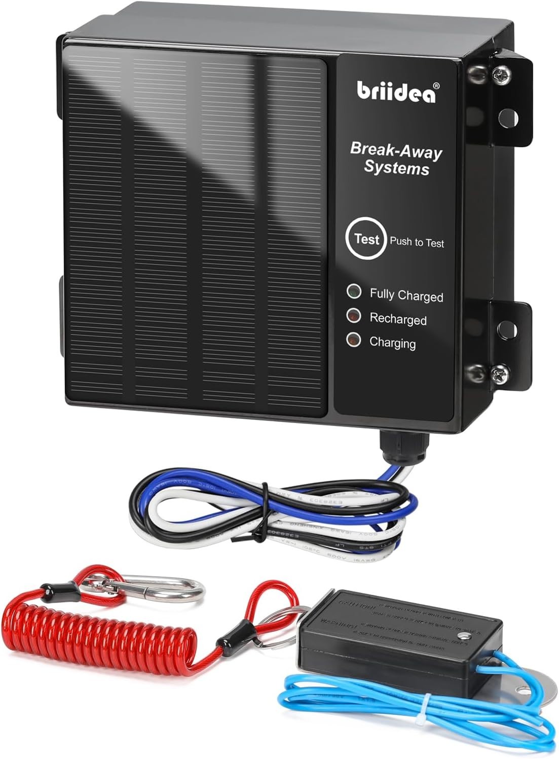 Trailer Breakaway Kit, Built-in Solar Panel