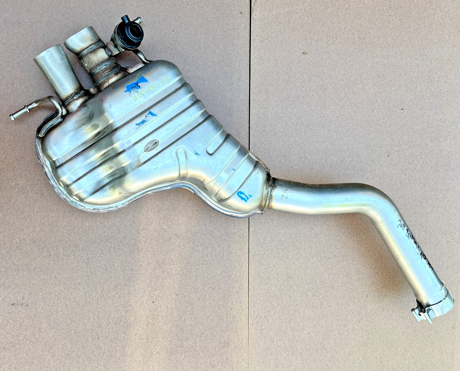 NEW Bentley Continental GT GTC Supersports RIGHT exhaust muffler (takeoff '04-13
