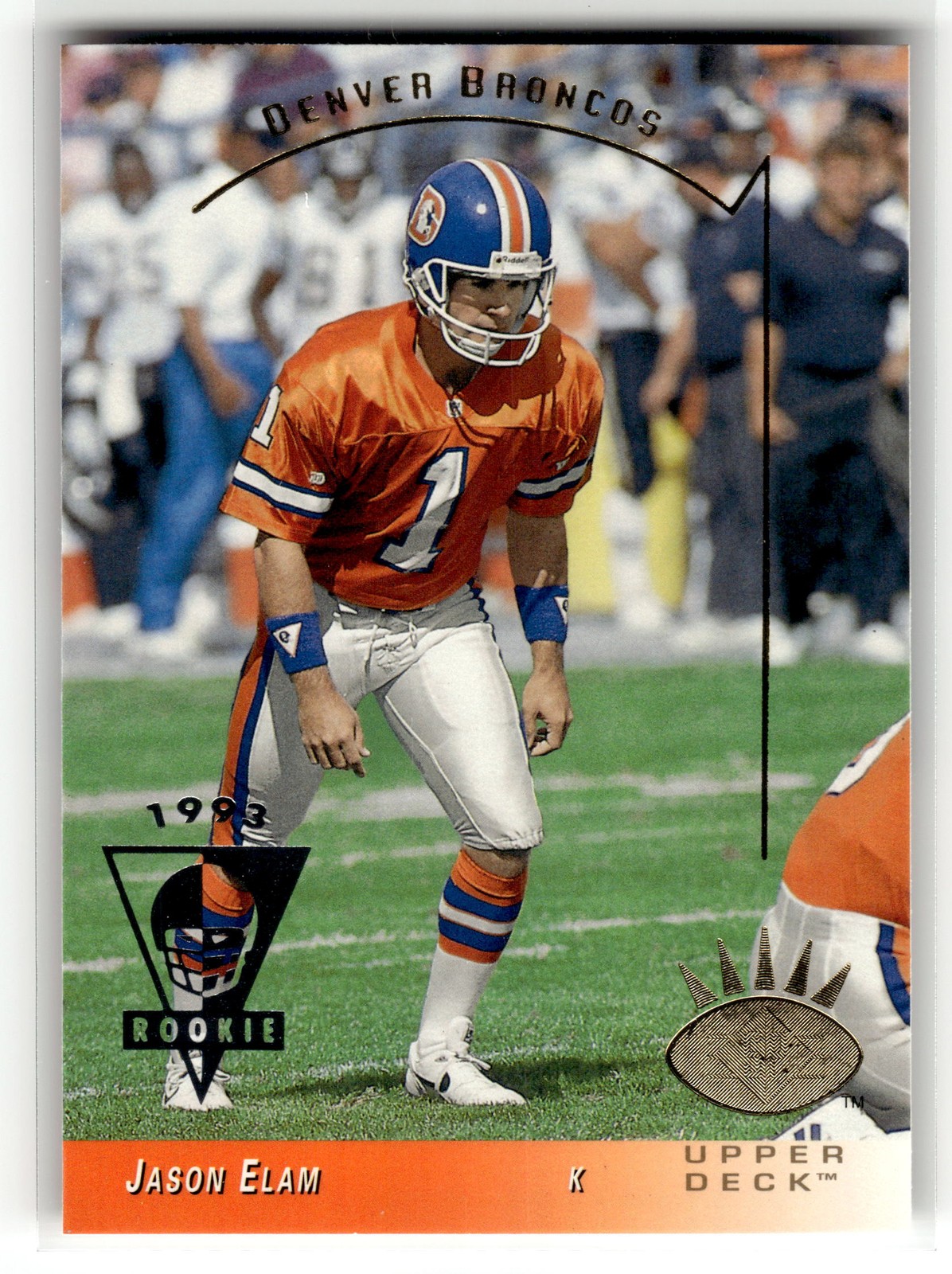 Jason Elam 1993 SP #75 Rookie Denver Broncos RC