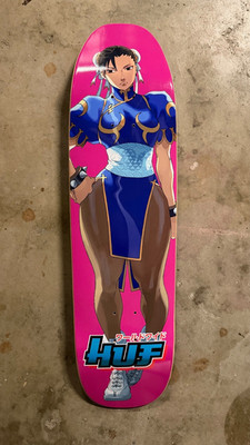 HUF x Street Fighter LIMITED-EDITION Chun Li cruiser skate deck | eBay