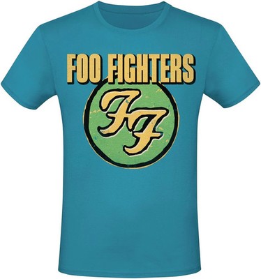 Foo Fighters T-Shirt Herren Logo blau