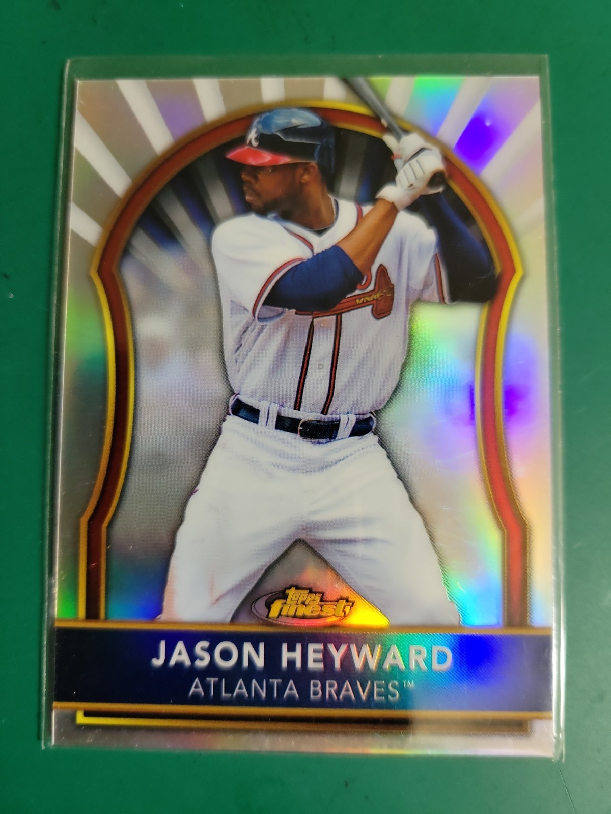 2011 Topps Finest Baseball Refractor Jason Heyward 477/549