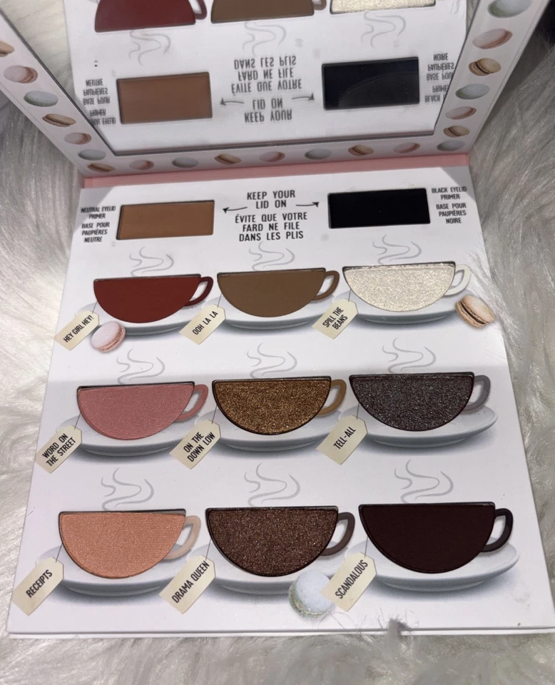 The Balm Cosmetics Hot Tea Eyeshadow Palette in What's the Tea NIB - Image 3 of 3