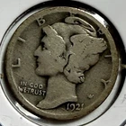 1921-D Mercury Dime - Free Shipping - (10-5)