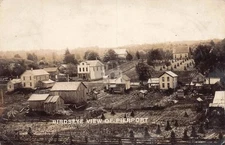 Pierport Michigan Birdseye Stores Homes 1910s RPPC Photo Postcard COPY