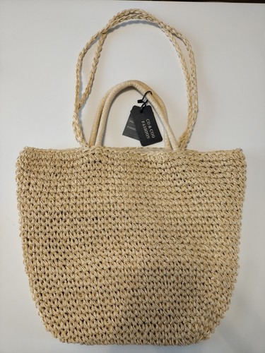 Borsa Donna Paglia Vimini Mare Glamour Vintage Co & Coo Fashion - Foto 1 di 4