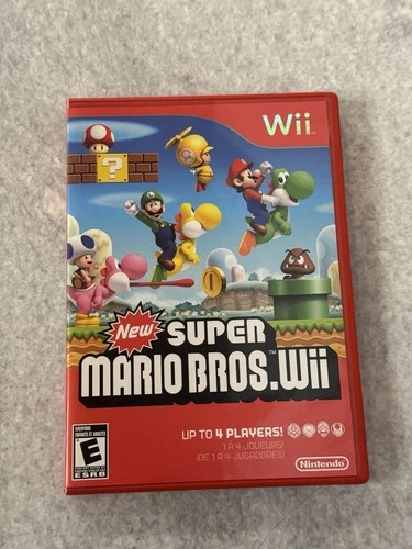 New ListingNew Super Mario Bros. Wii (Nintendo Wii, 2009) CIB Complete Red Case