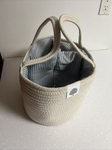 Parker Rope Baby Co. Nursery Storage & Diaper Caddy, Bathroom Container