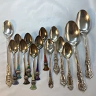 STERLING SILVER (.925) Scrap Lot Of 14 Damaged Spoons 184 Grams