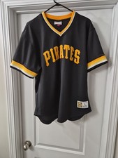 Pittsburgh Pirates Mitchell & Ness Mesh Batting Practice Authentic Jersey, (L)