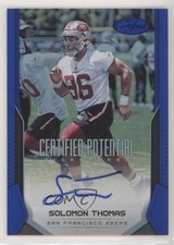 2017 Certified Potential Signatures Mirror Blue 47/50 Solomon Thomas Auto 0c6