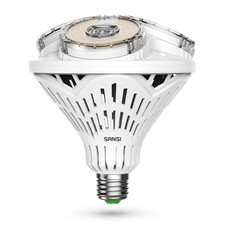 SANSI 8000LM Bright LED Light Bulb 500W Equiv. 5000K Daylight BR40 Garage Office