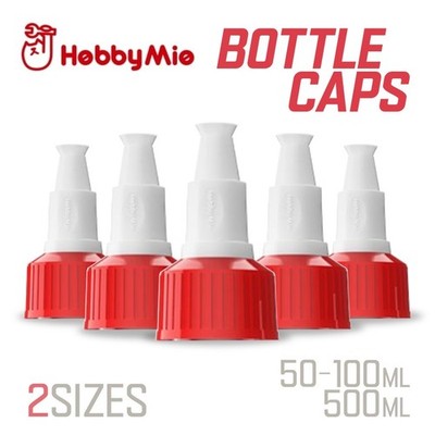 Hobby Mio: Bottle Caps - 50-500ml - Empty Paint Bottle Cap