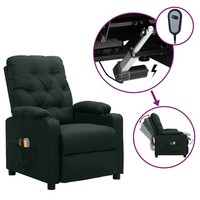 Massagesessel Elektrisch Fernsehsessel Relaxsessel Liegesessel Stoff vidaXL