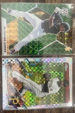 KE'BRYAN HAYES Pink 2021 RC Lot Topps Chrome X-Fractor & 2021 Mosaic Green Prism