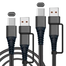 USB C Cable to c,60W 3FT 2 Pack Type c Charger Fast 3 FT, Black 60W