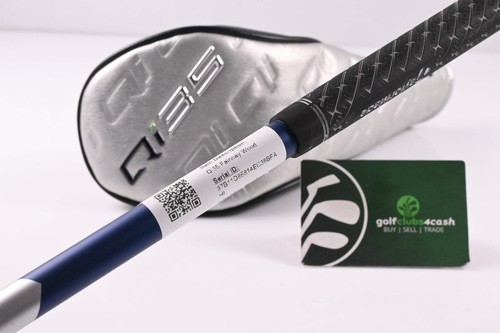Left Hand Taylormade Qi35 #3 Wood / 15 Degree / Stiff Flex Fujikura Ventus Blue - Picture 7 of 9