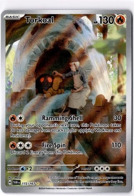 Torkoal 172/167 Illustration Rare SV06: Twilight Masquerade NM - Image 1 of 2