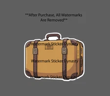 Suitcase Sticker Waterproof Decal Travel Plane Bus Vacation Gift NEW